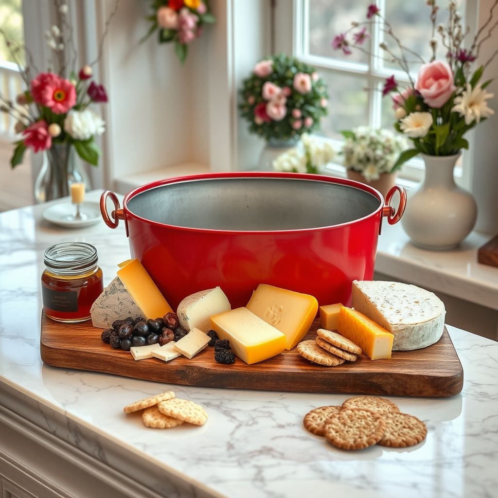 Classic Red Tin & Mother's Day Cheeseboard Collection
