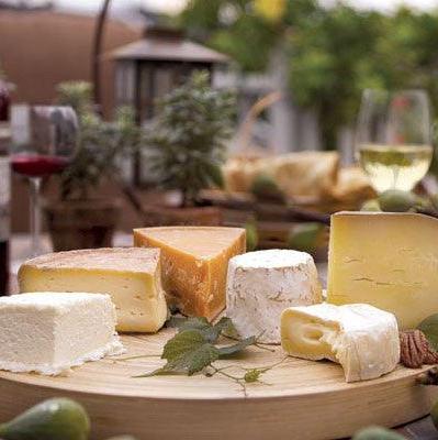 Artisanal Cheese Gift Basket - White Wine Collection