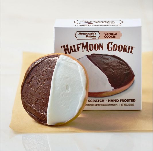 Hemstrought's Single Vanilla Halfmoon Cookie