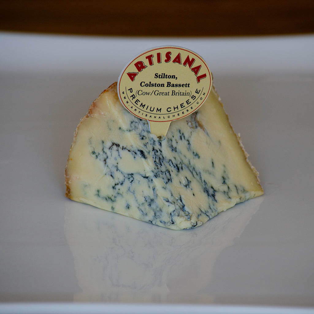 Stilton blue cheese from Great Britain UK