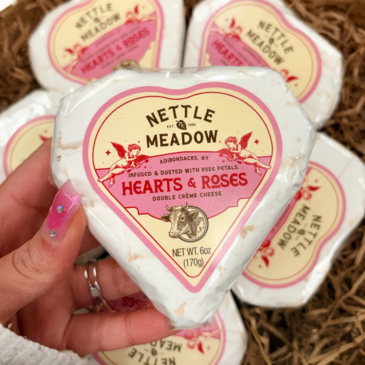 Hearts & Roses – Double Crème Jersey Cow’s Milk Cheese