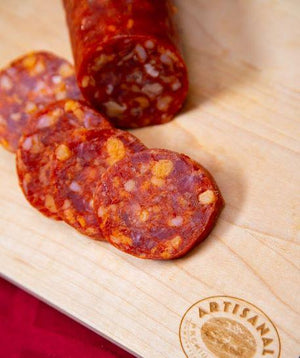 
            
                Load image into Gallery viewer, Sopressata Piccante Cured Meat - Artisanal Premium Cheese
            
        
